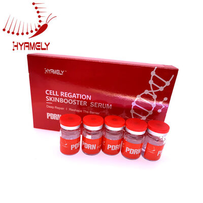 Séruns de PDRN brancos 3 ml 5 frascos solução de cuidados regenerativos da pele que apoia a síntese de colágeno e a cicatrização da pele