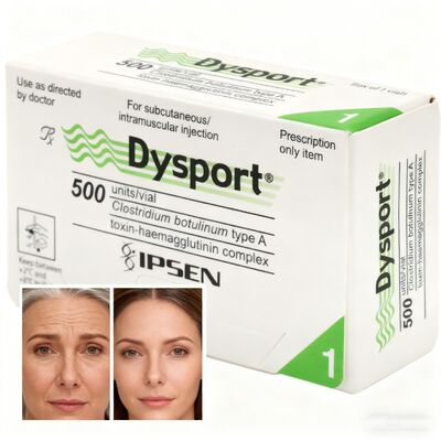 Injeção de Dysport por atacado para linhas profundas Botox antirrugas facial 500u