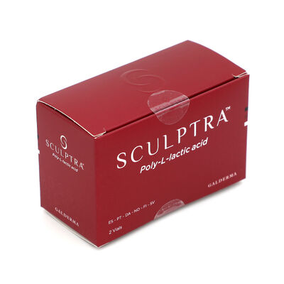 Red Sculptrure 2 frascos injetáveis ​​avançados estimuladores de colágeno para restauração do volume facial e rejuvenescimento duradouro da pele