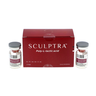 Red Sculptrure 2 frascos injetáveis ​​avançados estimuladores de colágeno para restauração do volume facial e rejuvenescimento duradouro da pele
