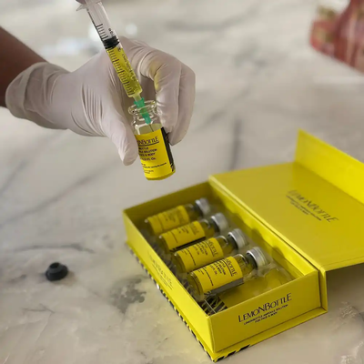 10ml por frasco de solução lipolítica de garrafa de limão para dissolver gordura
