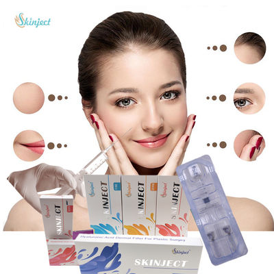 Injeções cutâneas finas do bordo do enchimento de Skinject HA