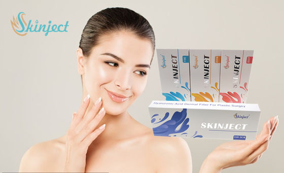 Injeções cutâneas finas do bordo do enchimento de Skinject HA