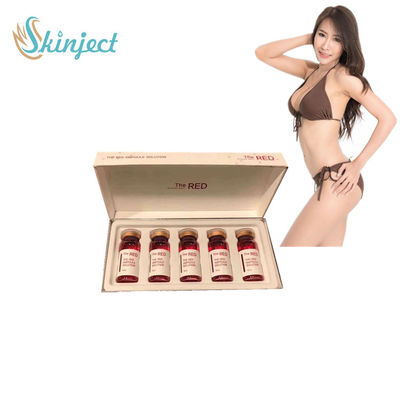 Injeções emagrecedoras Lipolytic vermelhas da solução 5x10ml