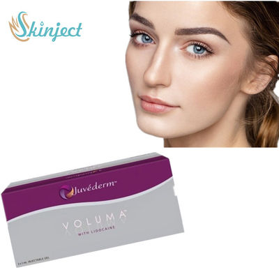 Enchimentos injetáveis ácidos hialurónicos do gel de Juvederm Voluma 2x1ml