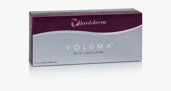 Enchimentos injetáveis ácidos hialurónicos do gel de Juvederm Voluma 2x1ml