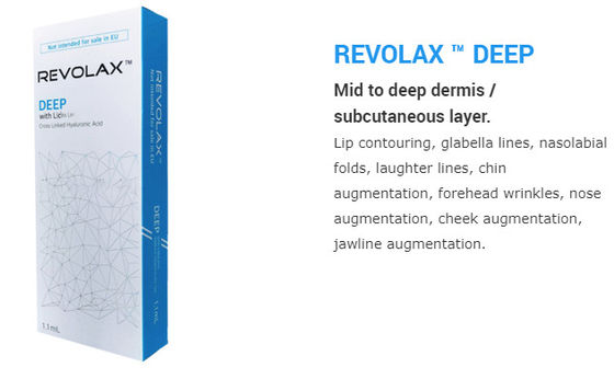 Injeções ácidas hialurónicas 1.1ml do bordo de Revolax