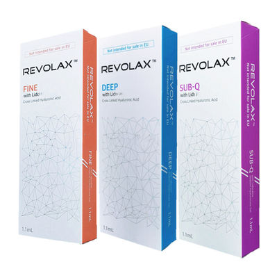 Enchimentos faciais ácidos hialurónicos de Revolax para a ampliação facial