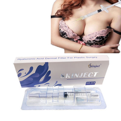 Injeções ácidas hialurónicas do enchimento do peito de Skinject 10ml