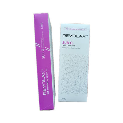1.1 ml de Revolax SubQ Cross Linked HA Filler