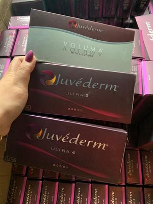 Enchimentos faciais ácidos hialurónicos injetáveis Juvederm ultra 3 ultra 4 Voluma