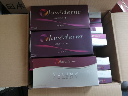 Enchimentos faciais ácidos hialurónicos injetáveis Juvederm ultra 3 ultra 4 Voluma