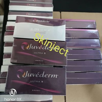 os enchimentos ácidos hialurónicos de 24mg/ml Juvederm enfrentam 2x1ml de enchimento