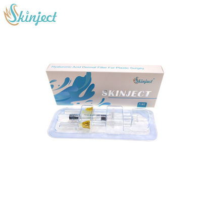 Cruz fina formulário cutâneo ácido hialurónico ligado 2ml do gel do enchimento de Skinject