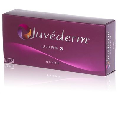 Enchimento cutâneo ácido hialurónico da injeção do enchimento da agulha da seringa de Juvederm Ultra3 2*1ml para os bordos