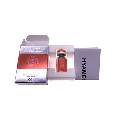 Datilografe 100 unidades Hyamely toxina Botulinum enchimento cutâneo  ácido hialurónico