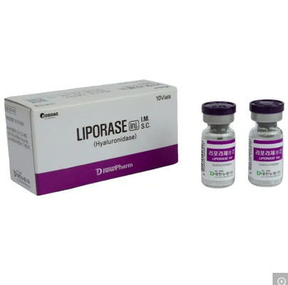 Liporase Ácido Hyaluronidase Solução Dissolvendo Ácido Hyalurónico