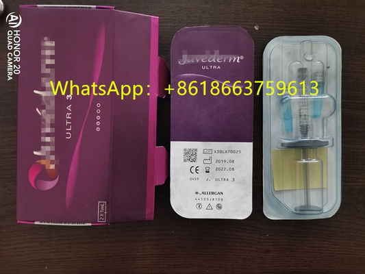 Juvederm enchimento de enchimento ácido hialurónico de ultra 3 bordos da cara cutânea do enchimento