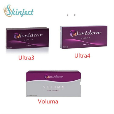 Juvederm enchimento cutâneo ácido hialurónico de ultra 4 injeções do bordo