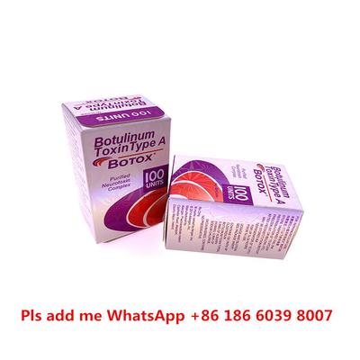 O Anti-enrugamento Botulinum de Allergan  100u/200u/50u da toxina antienvelhecimento remove enruga o bom efeito