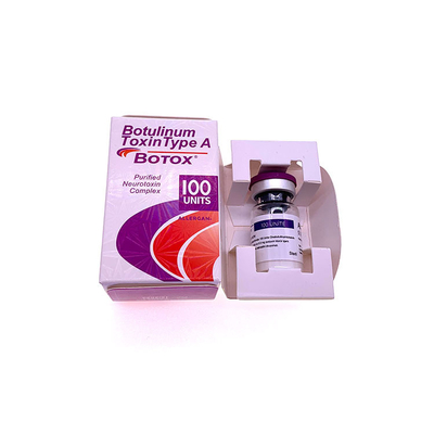 Toxina Botulinum da remoção altamente eficaz do enrugamento de  Allergan para datilografar uma unidade 100