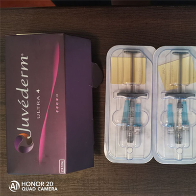 Enchimento cutâneo ácido hialurónico Juvederm Ultra3 para os bordos