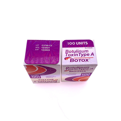 OEM  50 Iu 100 Iu de toxina Botulinum de Allergan para datilografar anti enrugamentos