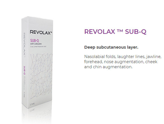 Enchimento facial ácido hialurónico secundário-q profundo da multa de Revolax