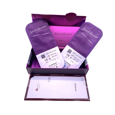 Enchimento cutâneo ácido hialurónico 2x1ML Juvederm Ultra3 da ampliação dos bordos
