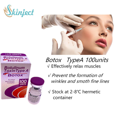 O ISO enruga a remoção  Allergan 100 unidades para a injeção da face lift
