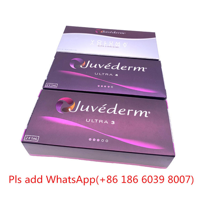 Enchimento facial ácido hialurónico de Juvederm para linhas da testa