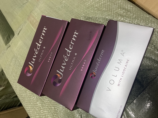 Remova a cruz do enchimento do bordo de Juvederm do enrugamento ligou cutâneo para a cara