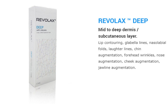 enchimento cutâneo 1.1ml de 24mg/Ml HA Revolax com CE Mark