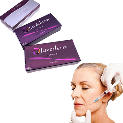 A cruz do HA ligou o volume cutâneo ultra 4 dos bordos do enchimento 2ML Juviderm