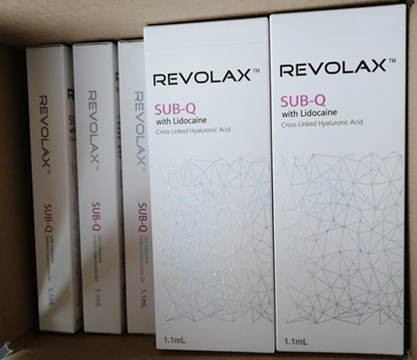 Enchimento ligado transversal HA injetável do bordo de 1,1 ML Revolax cutâneo