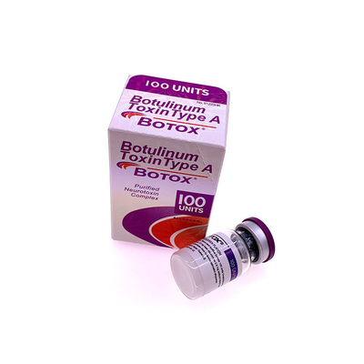 Injeção Botulinum do enchimento de  da toxina do enchimento cutâneo da unidade de Allergan 100