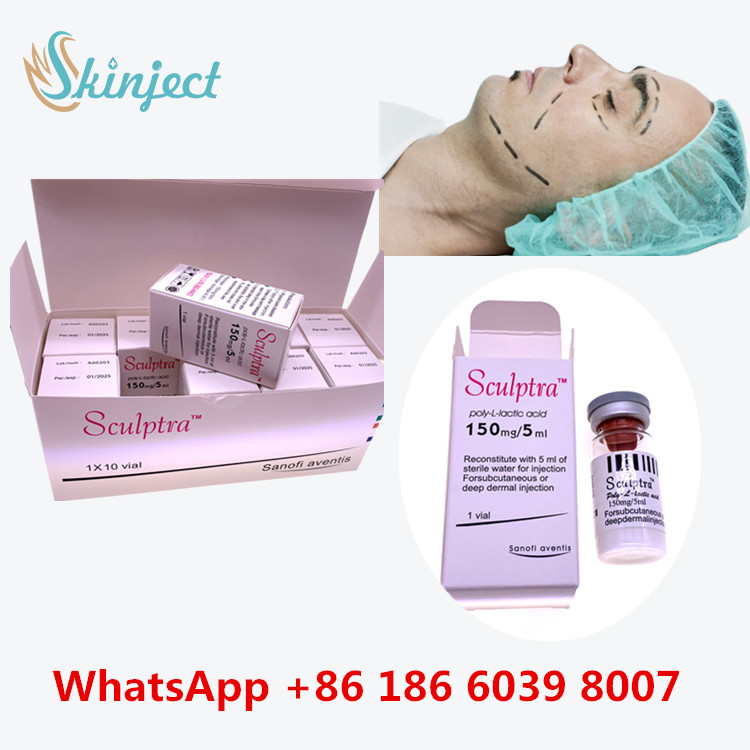 150mg Ha  PLLA para melhorar contornos faciais