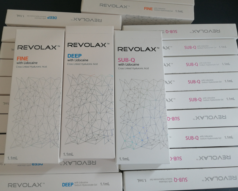 CE REVOLAX Linhas finas Rugas profundas Ácido hialurónico Preenchimento dérmico para volumes faciais