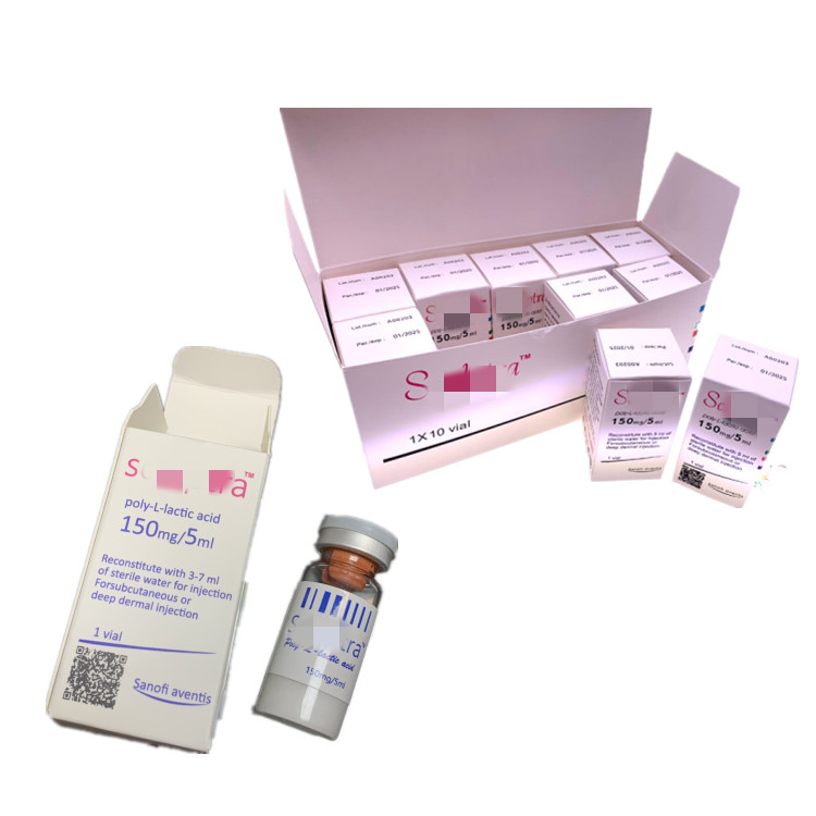 150 mg/5 ml de PLLA Injecção Ácido Láctico Poly L Para Rosto Colágeno 3D PLLA