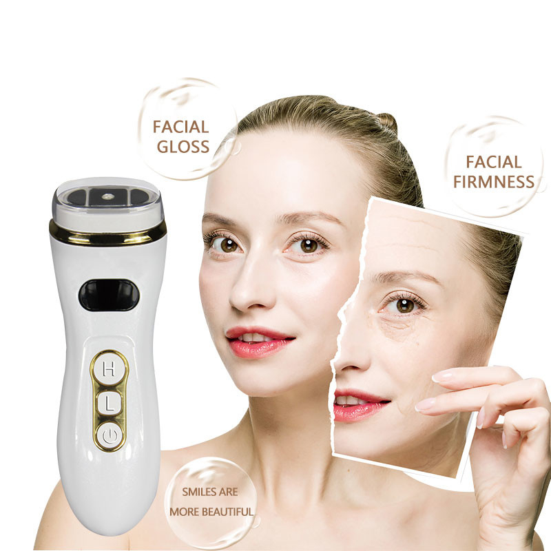 Máquina de beleza facial Cuidados da pele de mão Uso doméstico Esença Massagem facial Esforço da pele Reforço da pele