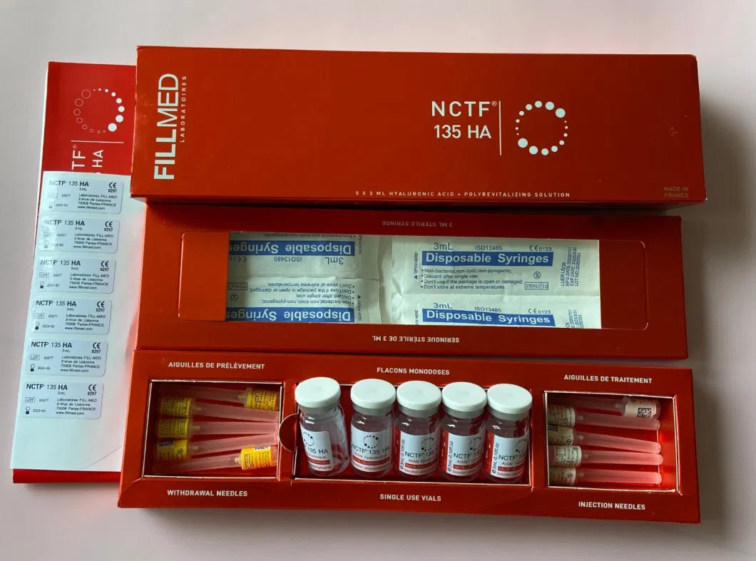 Enchido Nctf 135ha Mesoterapia Injectable Skin Booster para Reversão da Idade Energizer Filorga Anti-Aging Remover Rugas