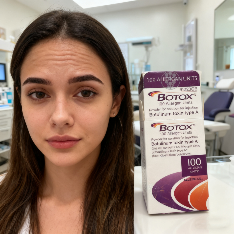 Botox Allergan 100 Unidades Removedor de Rugas Faciais Foca na Eliminação de Linhas Finas Injeções Cosméticas de Botox Aumentam a Suavidade Facial