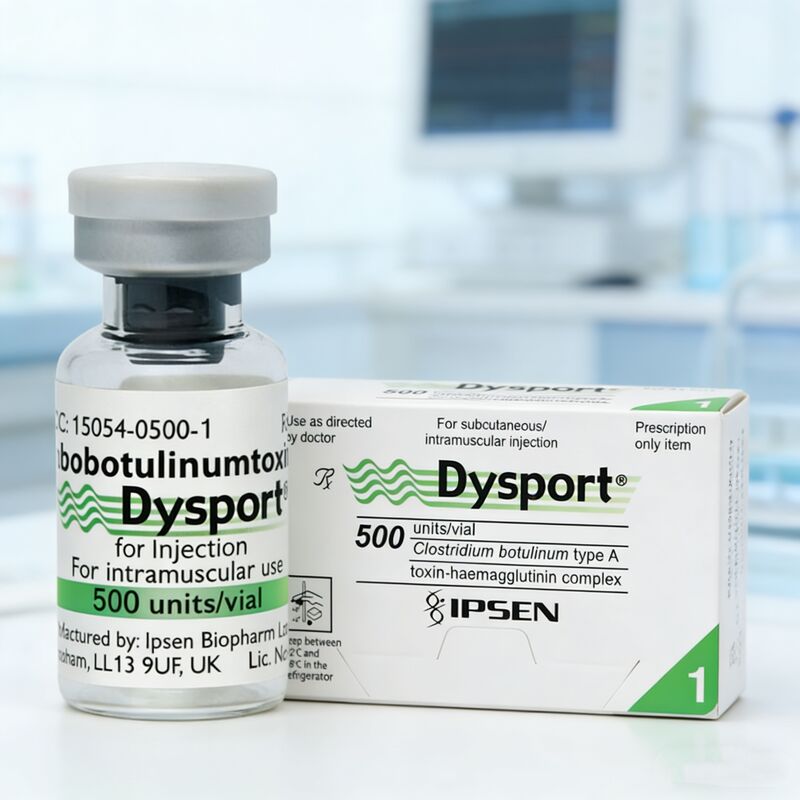 Injecções Médicas Dysport Estéticas 500 u abobotulinumtoxinA Toxina Tipo A para Patas de Corvo