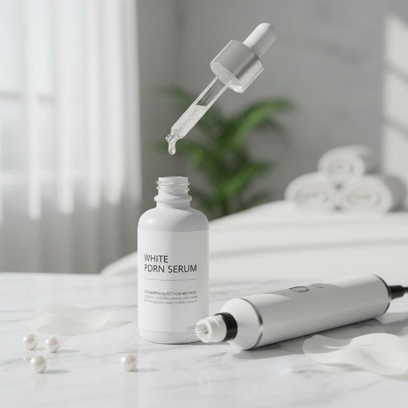 Método de Injecção de Dermapen Serum Branco PDRN Promove a Regeneração e Reparação da Pele Melhora a Saúde e Vitalidade da Pele