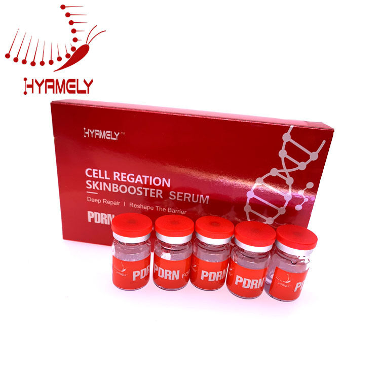 Séruns de PDRN brancos 3 ml 5 frascos solução de cuidados regenerativos da pele que apoia a síntese de colágeno e a cicatrização da pele