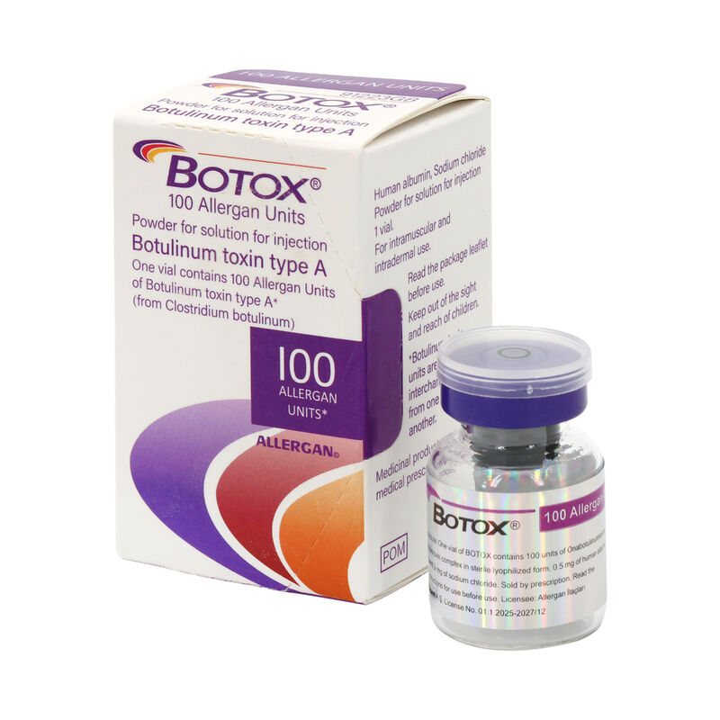 100 Unidades de Alérgico Anti-Rugas e Toxina Botulínica Disportiva para Procedimentos Cosméticos