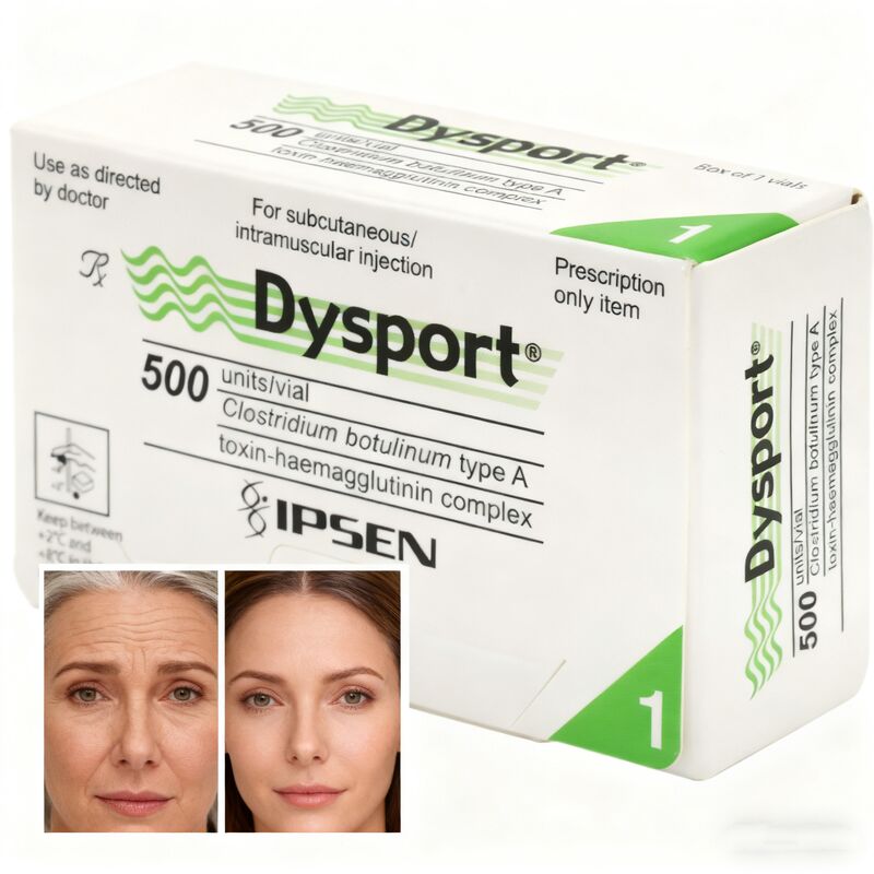 Injeção de Dysport por atacado para linhas profundas Botox antirrugas facial 500u