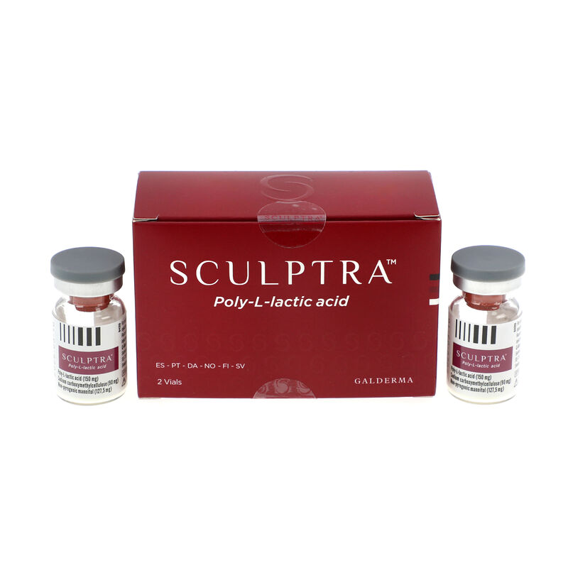 Red Sculptrure 2 frascos injetáveis ​​avançados estimuladores de colágeno para restauração do volume facial e rejuvenescimento duradouro da pele