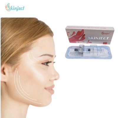 Injeções ácidas hialurónicas ligadas cruz do gel para o nariz Chin Cheek Filler 2ml/caixa