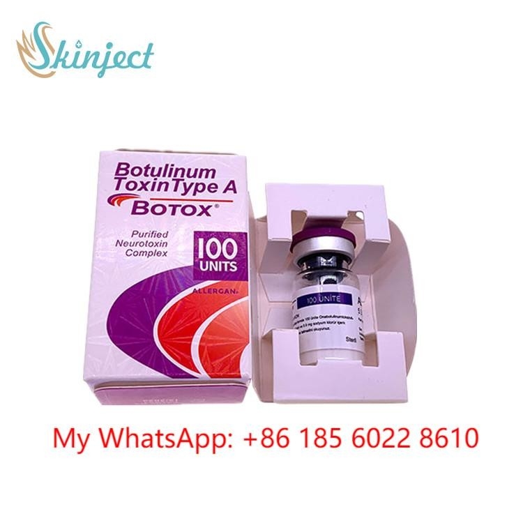 Tipo uma injeção das unidades de  100 Allergan para a face lift